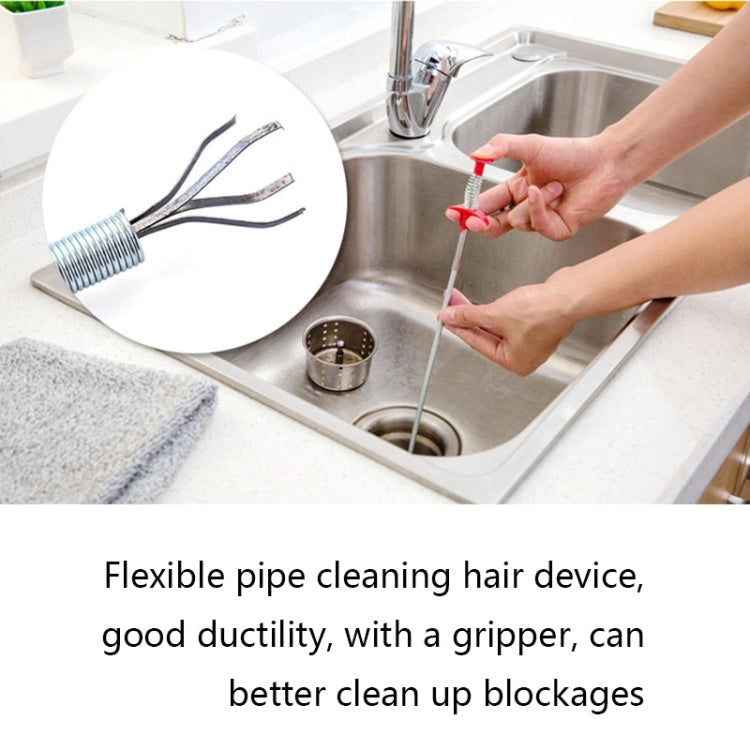 Kitchen Pipe Dredge Hook Sewer Toilet Anti-Blocking Sink Dredge Kit, Style:, 6 PCS/Set-1M, 6 PCS/Set-1.5M, 6 PCS/Set-3, 6 PCS/Set-4 – Durable Build, Easy to Use