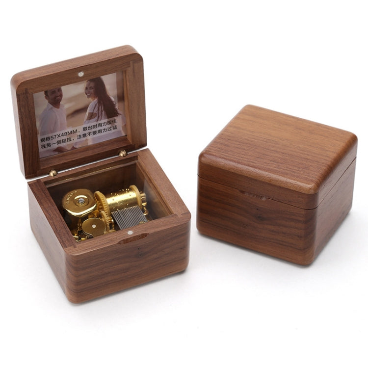 Frame Style Music Box Wooden Music Box Novelty Valentine Day Gift,Style:, Walnut Gold-Plated Movement, Maple Gold-Plated Movement, Rosewood Gold-Plated Movement, Maple Red-Bronze Movement, Walnut Red-Bronze Movement, Rosewood Red-Bronze Movement –... Walnut Gold-Plated Movement