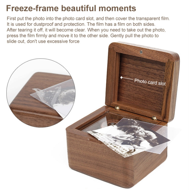 Frame Style Music Box Wooden Music Box Novelty Valentine Day Gift,Style:, Walnut Gold-Plated Movement, Maple Gold-Plated Movement, Rosewood Gold-Plated Movement, Maple Red-Bronze Movement, Walnut Red-Bronze Movement, Rosewood Red-Bronze Movement –...