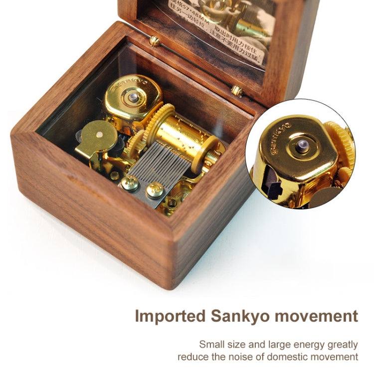 Frame Style Music Box Wooden Music Box Novelty Valentine Day Gift,Style:, Walnut Gold-Plated Movement, Maple Gold-Plated Movement, Rosewood Gold-Plated Movement, Maple Red-Bronze Movement, Walnut Red-Bronze Movement, Rosewood Red-Bronze Movement –...