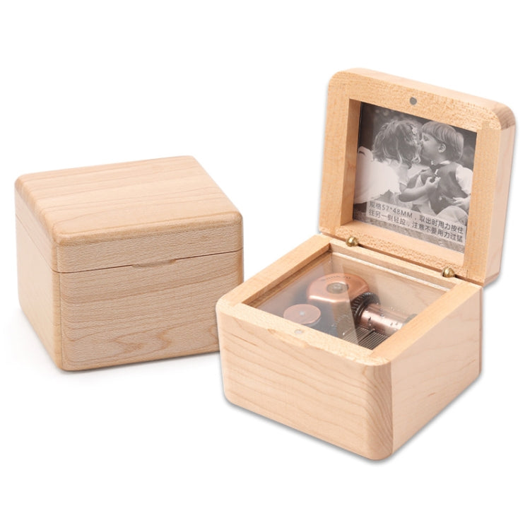 Frame Style Music Box Wooden Music Box Novelty Valentine Day Gift,Style:, Walnut Gold-Plated Movement, Maple Gold-Plated Movement, Rosewood Gold-Plated Movement, Maple Red-Bronze Movement, Walnut Red-Bronze Movement, Rosewood Red-Bronze Movement –... Maple Red-Bronze Movement