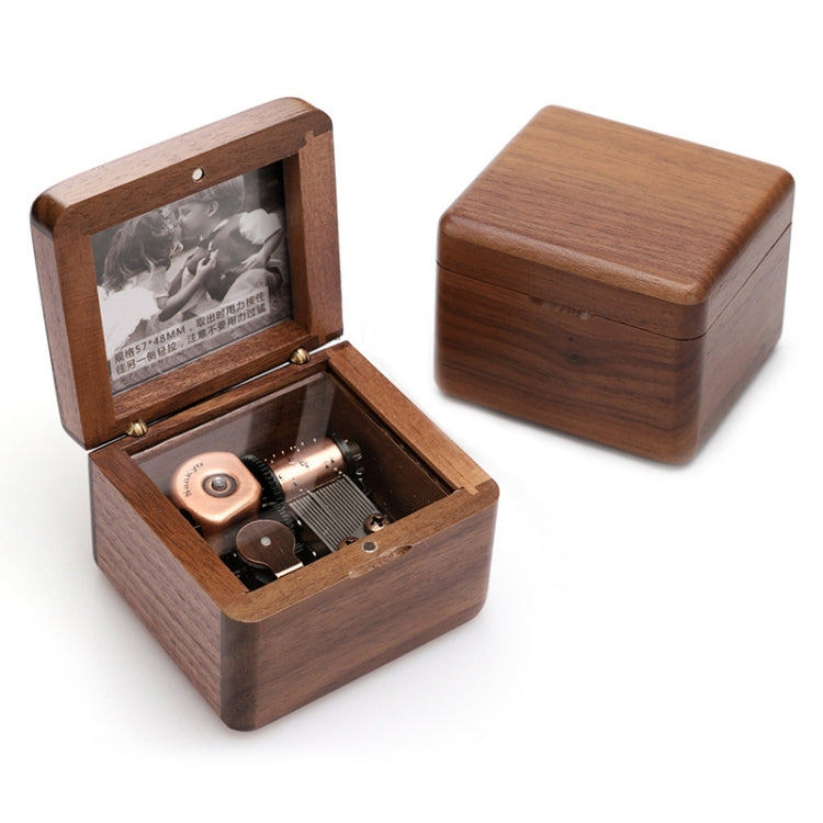 Frame Style Music Box Wooden Music Box Novelty Valentine Day Gift,Style:, Walnut Gold-Plated Movement, Maple Gold-Plated Movement, Rosewood Gold-Plated Movement, Maple Red-Bronze Movement, Walnut Red-Bronze Movement, Rosewood Red-Bronze Movement –... Walnut Red-Bronze Movement