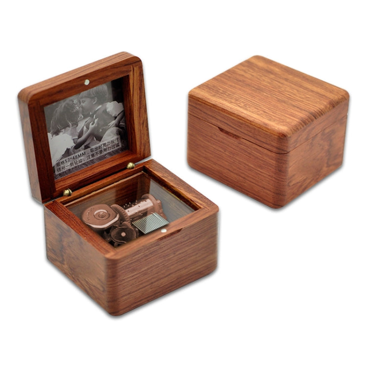 Frame Style Music Box Wooden Music Box Novelty Valentine Day Gift,Style:, Walnut Gold-Plated Movement, Maple Gold-Plated Movement, Rosewood Gold-Plated Movement, Maple Red-Bronze Movement, Walnut Red-Bronze Movement, Rosewood Red-Bronze Movement –... Rosewood Red-Bronze Movement