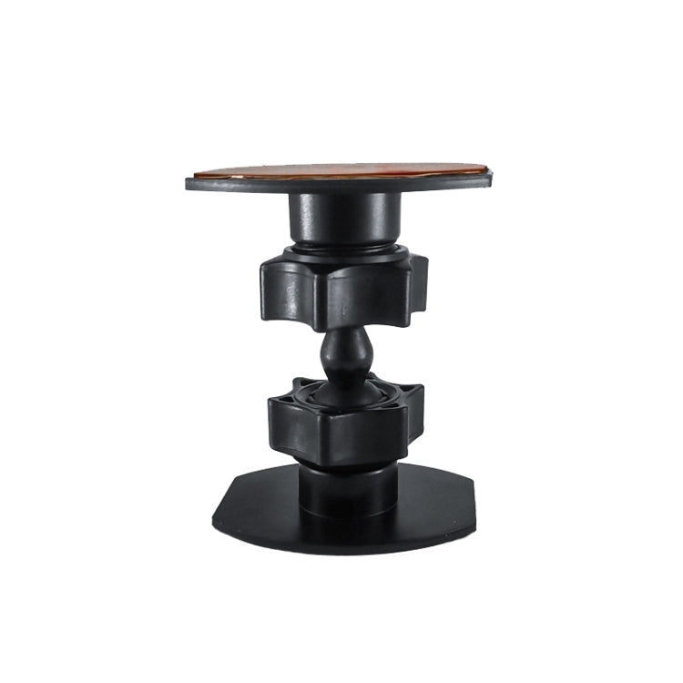 Mini Gimbal Camera Bracket Desktop Mobile Phone Bracket Recorder Car Bracket, Dual Attachment Mount, 1/4 Screw Connector for GoPro, Magnet Paste for Phones Dual Attachment Mount