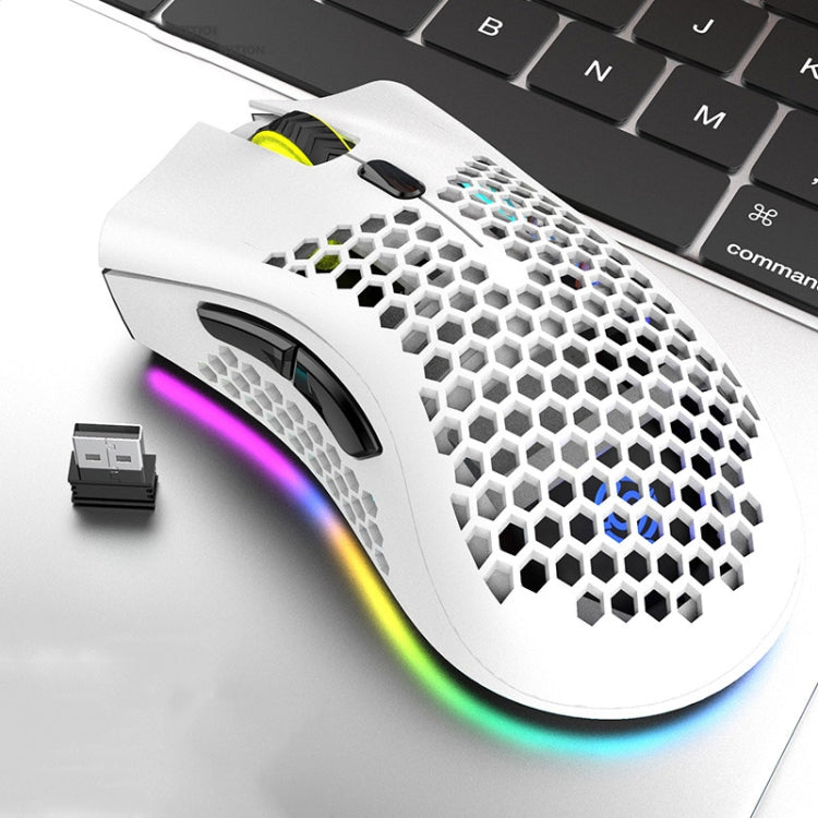K-Snake BM600 1600 DPI 7-keys Hollow Lightweight Wireless Charging RGB Colorful Gaming Mouse, Wireless BM600 Black, Wireless BM600 White, Wireless BM600 Pink, Wireless BM600 Cyan – Wireless Charging Wireless BM600 White