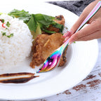 Household Kitchen Stainless Steel Seasoning Spoon 304 Thickened Tip Oil Spoon Mounting Spoon,Color:, Tip Oil Spoon (Gold), Tip Oil Spoon (Rose Gold), Tip Oil Spoon (Black), Tip Oil Spoon (Purple), Tip Oil Spoon (Blue), Tip Oil Spoon (Colorful)         ...