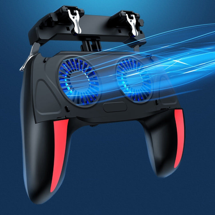 H10 Power Bank – 4 in 1 Dual Fan Cooling Gamepad Game  Auxiliary Button Grip with Stand...