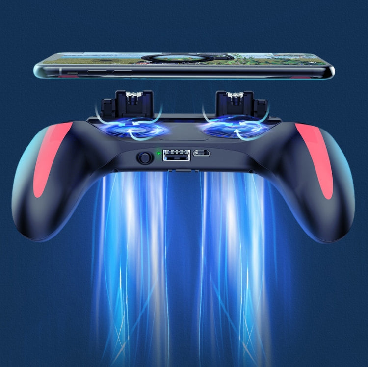 H10 Power Bank – 4 in 1 Dual Fan Cooling Gamepad Game  Auxiliary Button Grip with Stand...