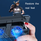 H10 Power Bank – 4 in 1 Dual Fan Cooling Gamepad Game  Auxiliary Button Grip with Stand...