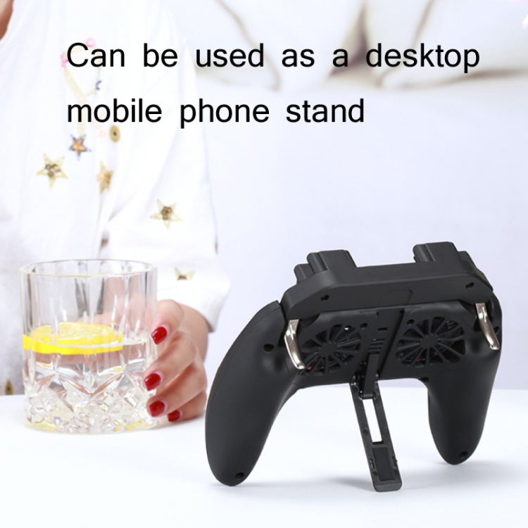 H10 Power Bank – 4 in 1 Dual Fan Cooling Gamepad Game  Auxiliary Button Grip with Stand...