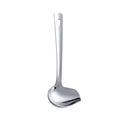 304 Stainless Steel Oil Spoon Thickened Soup Spoon Pouring Sauce Spoon, Soup Spoon (Silver), Soup Spoon (Magic Colorful), Soup Spoon (Golden), Soup Spoon (Rose Gold), Soup Spoon (Magic Red) Soup Spoon (Silver)
