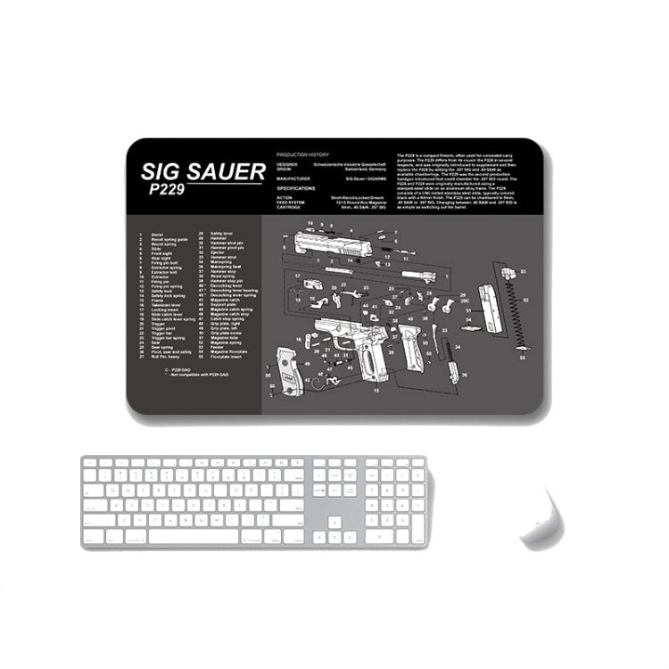 2 PCS Heat Transfer Non-Slip Single-Sided Office Gaming Mouse Pad, 2mm, 3mm – Non-slip 2mm SPS-SigP229