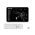 2 PCS Heat Transfer Non-Slip Single-Sided Office Gaming Mouse Pad, 4mm, 5mm – Non-slip 4mm SPS-1911