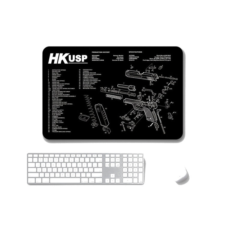 2 PCS Heat Transfer Non-Slip Single-Sided Office Gaming Mouse Pad, 4mm, 5mm – Non-slip 4mm HK-USP10