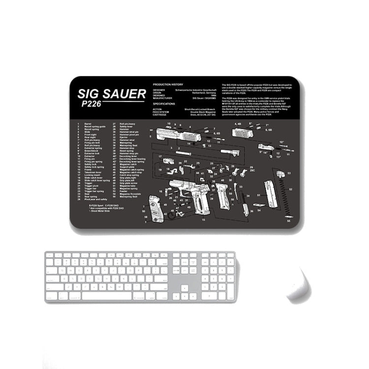 2 PCS Heat Transfer Non-Slip Single-Sided Office Gaming Mouse Pad, 4mm, 5mm – Non-slip 5mm SPS-SigP226