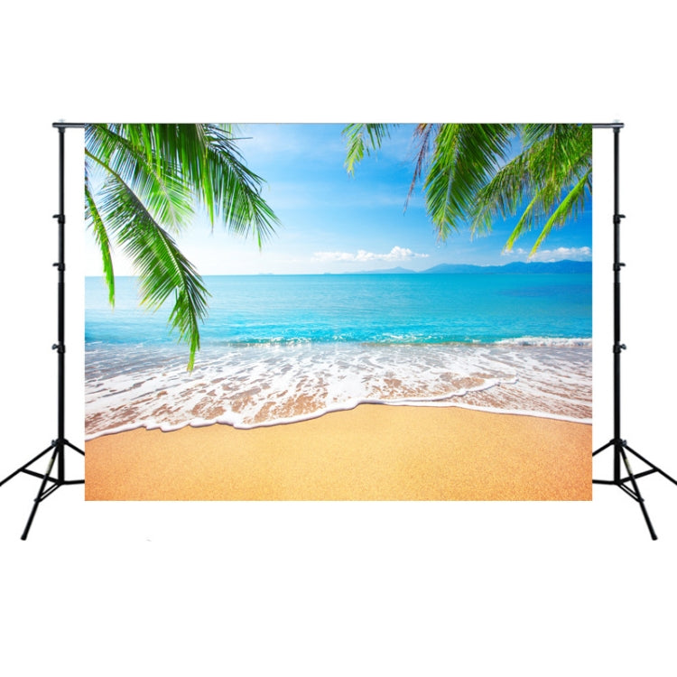 2.1m X 1.5m Coconut Tree Sea View Photography Cloth Default Title