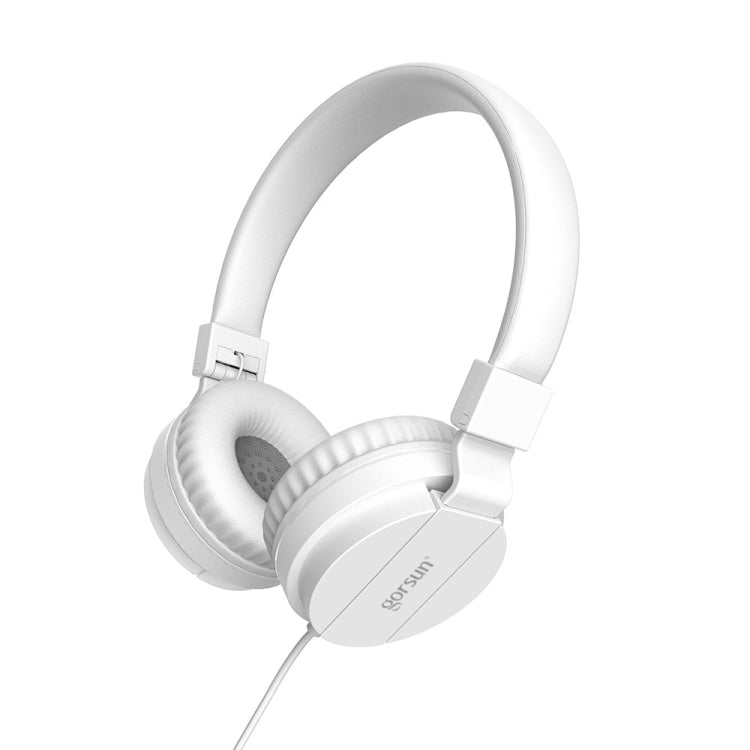 Gorsun GS-778 Mobile Phone Music Headset Wired Laptop Children Headphones, White, Yellow, Blue, Black, Orange, Rose Red White