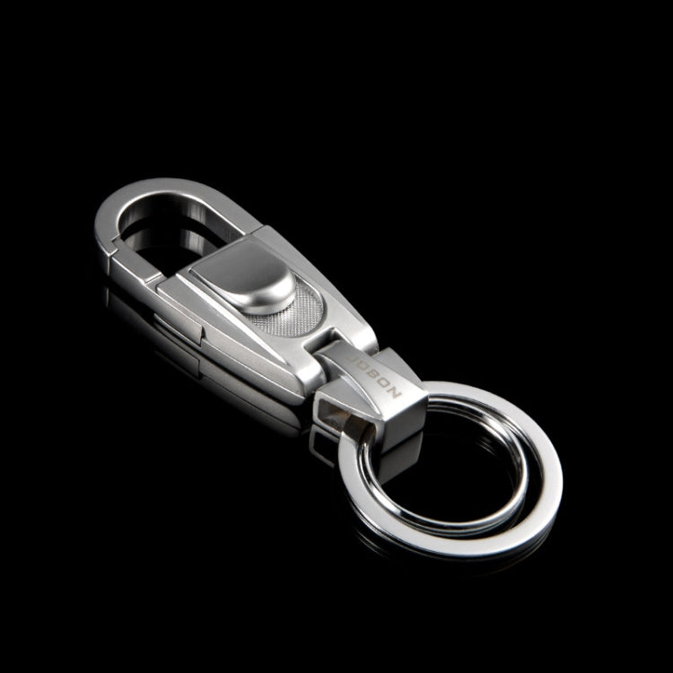 JOBON ZB-071 Men Waist Hang Keychain Simple Car Key Chain Pendant Keychain, ZB-071 – Wear-resistant, Electroplating ZB-071 Brown Chrome