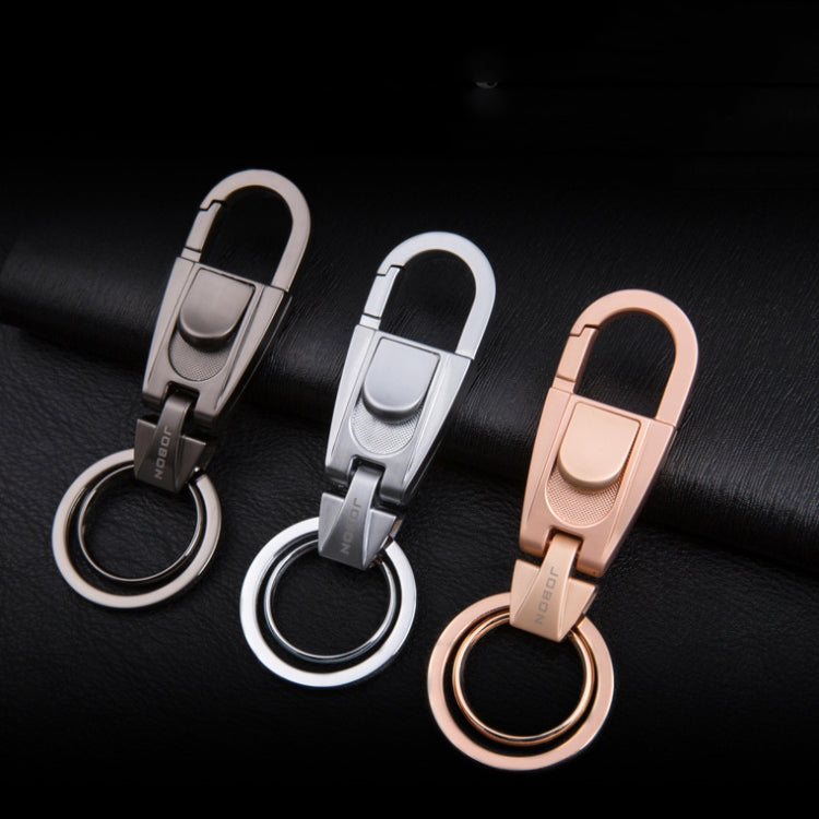 JOBON ZB-071 Men Waist Hang Keychain Simple Car Key Chain Pendant Keychain, ZB-071 – Wear-resistant, Electroplating