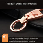 JOBON ZB-071 Men Waist Hang Keychain Simple Car Key Chain Pendant Keychain, ZB-071 – Wear-resistant, Electroplating