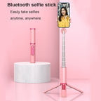 CYKE AB202 Phantom All-In-One Bluetooth Mobile Phone Selfie Stick Desktop Live Broadcast Bracket Fill Light Tripod