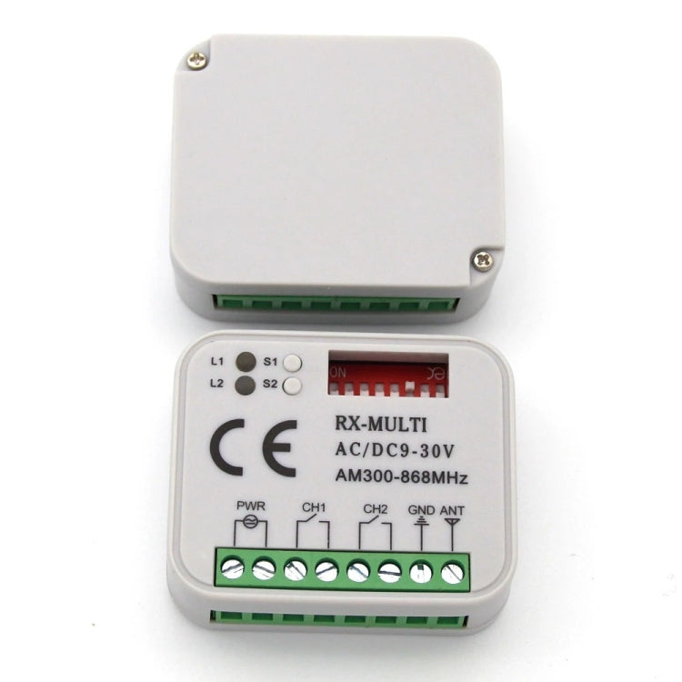 LZ-068 Garage Door Rolling Code Fixed Code Multi-Frequency Remote Control Receiver Switch