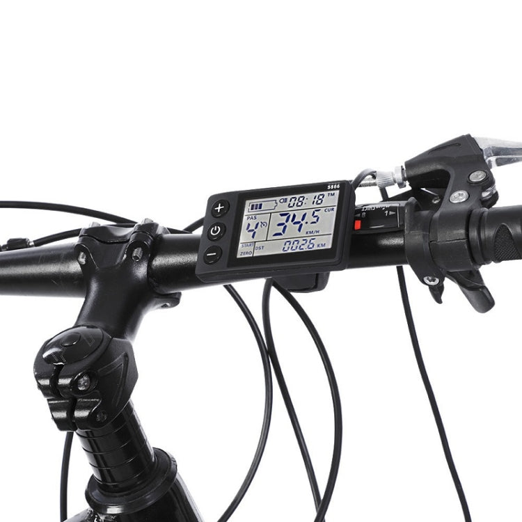 LCD Display Electric Bicycle Dashboard, B Type 36V / 48V – Waterproof, TPU B Type 36V 48V