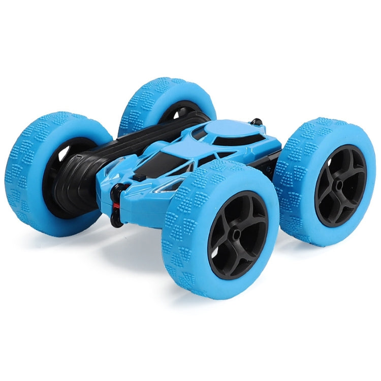 2.4G Remote Control Drift Roll Double-sided Stunt Car With Lights, Red, Blue Blue