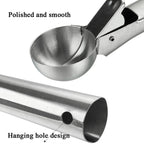 Stainless Steel Ice Cream Spoon Dessert Spoon Ice Cream Scooper, 4 PCS Stainless Steel