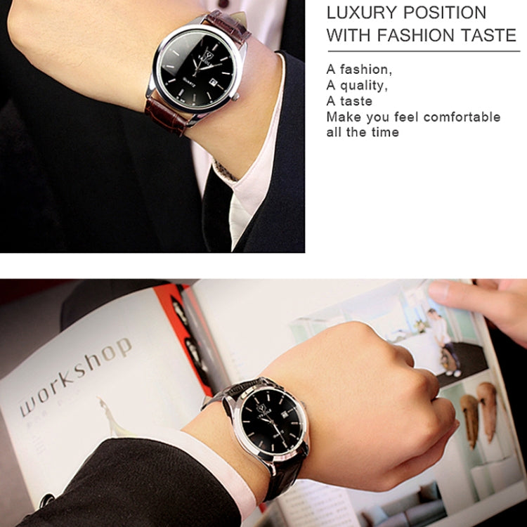 YAZOLE 308 Luminous Quartz Watch Men Watch, White Tray Brown Belt, White Tray Black Belt, Black Tray Black Belt, Black Tray Brown Belt, White Tray Silver Steel Strip, Black Tray Silver Steel Strip, Black Shell Black Tray Black Belt...