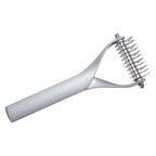 Pet Comb Zinc Alloy Double-Sided Cat Dog Cleaning Beauty Hair Removal Comb, Zinc Alloy Silver Small, Zinc Alloy Silver Large, Zinc Alloy Black Small, Zinc Alloy Black Large Zinc Alloy Silver Small