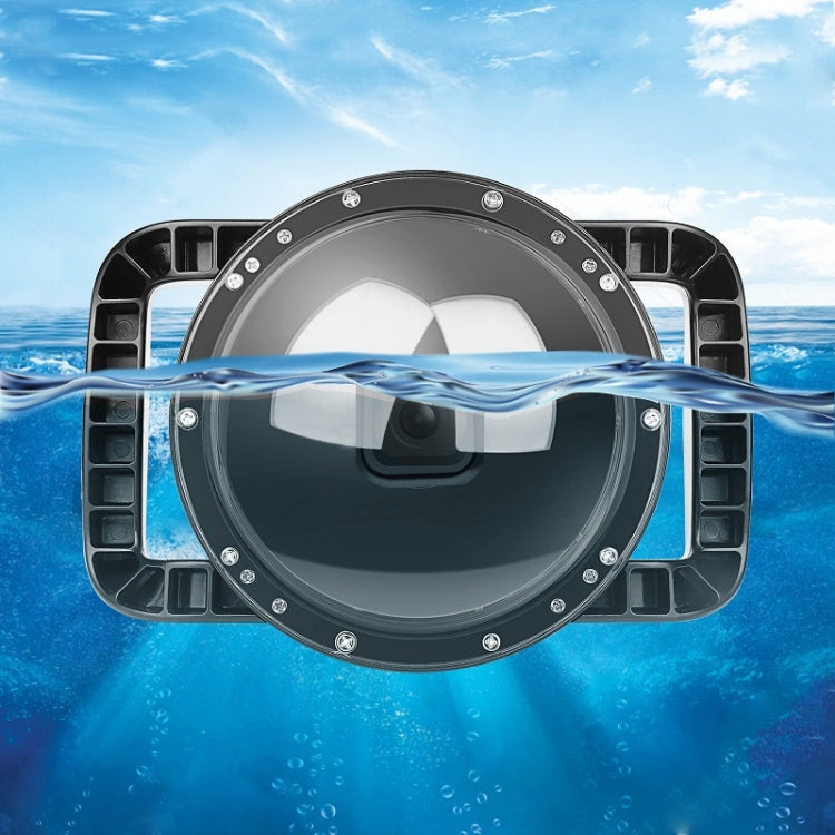 SHOOT XTGP559 Dome Port Underwater Diving Camera Lens Transparent Cover Housing Case For GoPro HERO9 Black – Waterproof, For GoPro HERO9 Black For GoPro HERO9 Black