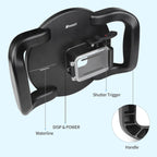 SHOOT XTGP559 Dome Port Underwater Diving Camera Lens Transparent Cover Housing Case For GoPro HERO9 Black – Waterproof, For GoPro HERO9 Black