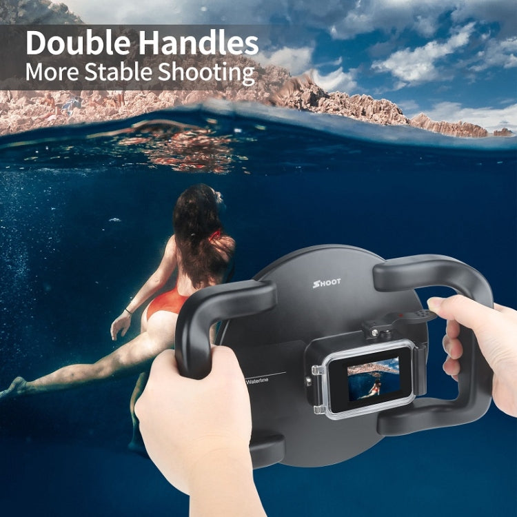 SHOOT XTGP559 Dome Port Underwater Diving Camera Lens Transparent Cover Housing Case For GoPro HERO9 Black – Waterproof, For GoPro HERO9 Black