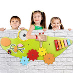 Children Early Education Puzzle Wall Toys Wall Games Montessori Teaching Aids, Style:, Crocodile, Owl, Giraffe, Worm
