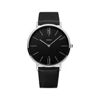 YAZOLE 506 Simple Large Scale Dial Men Business Quartz Watch, Silver Shell Black Tray Black Belt, Silver Shell White Tray Black Belt, Silver Shell Black Tray Brown Belt, Silver Shell White Tray Brown Belt, Black Shell Black Tray Black Belt... Silver Shell Black Tray Black Belt