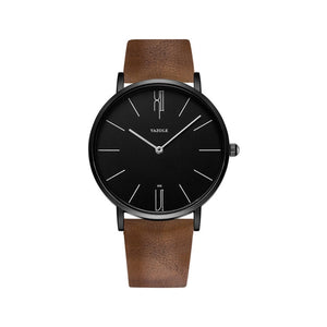 Black Shell Black Tray Brown Belt