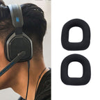 2 PCS Gaming Headset Sponge Protective Case, Flannel Earmuffs for Logitech A10, Head Beam for Logitech A10, Flannel Earmuffs for Logitech A40, Flannel Earmuffs for Logitech A50, Flannel Head Beam for Logitech A50                                       ...