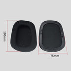 2 PCS D0005 Headphone Sponge Cover Headphone Earmuffs Head For Logitech G633 / G933 / G933S, Colour: Net Cloth, Net Cloth, Protein Skin
