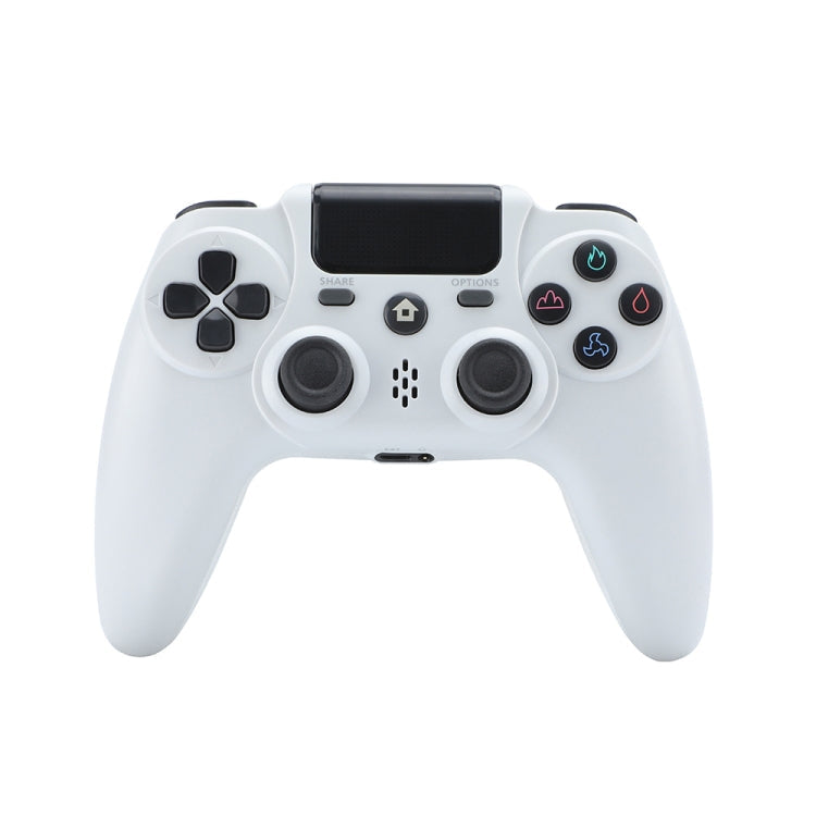 ZR486 Wireless Game Controller For PS4, White, Black, Burst, Purple Starry Sky White