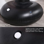 Thickened Fitness Adult Children Vertical Inflatable Non-Tumbler Boxing Column Inflatable Venting Angry Boxing Sandbag, 1.6m Red, 1.6m Black