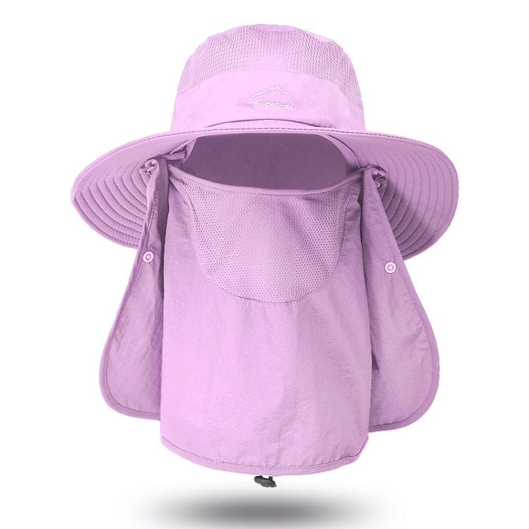 Multifunction Fisherman Hats Outdoor Speed Drying Fishing Breathable Sun Hats, Blue, Purple, Khaki, Pink, Navy, Light Grey, Gray, Army Green, Beige – Durable Build, Easy to Use Purple