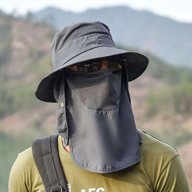 Multifunction Fisherman Hats Outdoor Speed Drying Fishing Breathable Sun Hats, Blue, Purple, Khaki, Pink, Navy, Light Grey, Gray, Army Green, Beige – Durable Build, Easy to Use Gray