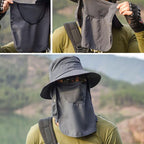Multifunction Fisherman Hats Outdoor Speed Drying Fishing Breathable Sun Hats, Blue, Purple, Khaki, Pink, Navy, Light Grey, Gray, Army Green, Beige – Durable Build, Easy to Use