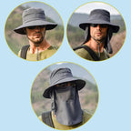 Multifunction Fisherman Hats Outdoor Speed Drying Fishing Breathable Sun Hats, Blue, Purple, Khaki, Pink, Navy, Light Grey, Gray, Army Green, Beige – Durable Build, Easy to Use
