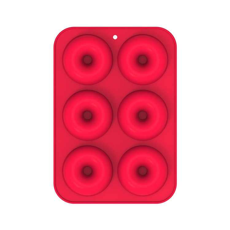 Oven Baking Tools Silicone Cake Donut Mold, 8 Even Brown, 6 Even Blue, 6 Even Purple, 6 Even Green, 6 Even Orange, 6 Even Yellow, 6 Even Red – Durable Build, Easy to Use 6 Even Red