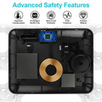 HQ-UD17 Wireless Charger – 4 in 1 Wireless Charger Phone Holder Charging Base for iPhone, iWatch,...