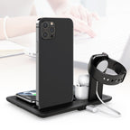 HQ-UD17 Wireless Charger – 4 in 1 Wireless Charger Phone Holder Charging Base for iPhone, iWatch,...