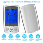 24-Mode Digital Electronic Pulse Massager Intelligent Whole Body Physical Therapy Meridian Massager, US Plug, EU Plug, AU Plug, UK Plug
