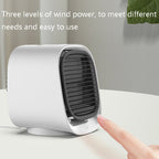 Desktop Cooling Fan USB Portable Office Cold Air Conditioning Fan, M201 Sky White, M201 Cherry Pink, M302 Girl Pink – Durable Build, Easy to Use